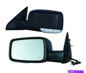 US�~���[ 2010 2011 2012 RAM 1500 2500�h���C�o�[�T�C�h���M�p���[�~���[w/�^�[���V�O�i���V���� 2010 2011 2012 Ram 1500 2500 Driver Side Heated Power Mirror w/Turn Signal NEW