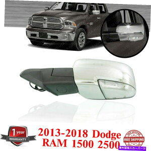 US~[ 2013-2018 Dodge Ram 1500 2500̃hCo[TChp[~[NM Driver Side Power Mirror Chrome Heated Memory For 2013-2018 Dodge Ram 1500 2500