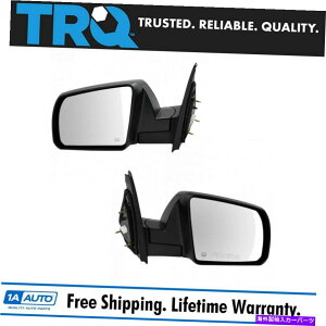 USミラー TRQエクステリアドアミラーペアLH RHパワー加熱塗料がトヨタに合うように TRQ Exterior Door Mirror Pair LH RH Power Heated Paint to Match for Toyota