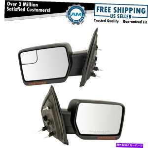 US~[ ~[p[tH[hMLED^[M܂胉CgtN^[PTMyA Mirror Power Fold Heated Memory LED Turn Signal Puddle Light Reflector PTM Pair