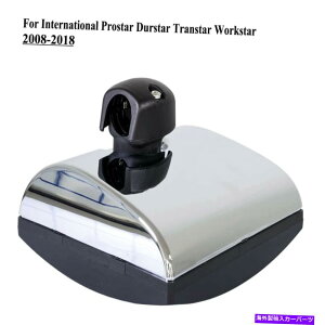 US~[ ۓIȃvX^fX^[Transtar Workstar 2008-Up̃Nt[h~[ Chrome Hood Mirror for International Prostar DuraStar TranStar WorkStar 2008-up