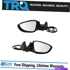US~[ TRQ~[p[M}jAtH[h^[VOiyCgpT[g̃yAɈv TRQ Mirror Power Heated Manual Fold Turn Signal Paint to Match Pair for Passat