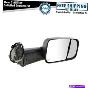 US~[ ~[p[܂肽݉MVOipuddleeNX`ubNRH̃ Mirror Power Folding Heated Memory Turn Signal Puddle Textured Black RH for Ram