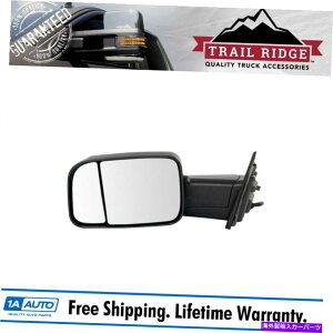 US~[ gCbWgE~[p[^[VOi܂胉vtpxZT[LH Trail Ridge Tow Mirror Power Turn Signal Puddle Lamp w/ Temp Sensor LH for Ram