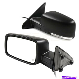 US�~���[ 2009-2015�_�b�W�����̃y�A�p���[���M�M���t�H�[���h�u���b�N�T�[�t�F�X�~���[ Pairs Power Heated Signal Fold Black Surface Mirrors For 2009-2015 Dodge Ram