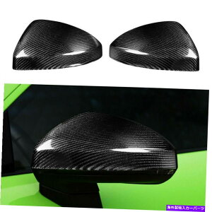 US~[ AEfBTT R8̖{̃J[{t@Co[hATCh~[Jo[Lbv Pair Real Carbon Fiber Car Door Side Mirror Cover Cap For Audi TT R8