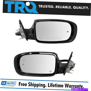 US~[ TRQTChr[~[yAp[Mꂽpo[d TRQ Side View Mirror Pair Power Heated Blind Spot Detection Memory for Charger