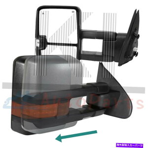 US�~���[ 08-17�g���^�c���h���Z�R�C�A�p�̃p���[���M�V�[�P���V�����C���W���[�e�B���O�~���[ Power Heated Sequential Indicator Towing Mirror For 08-17 Toyota Tundra Sequoia
