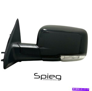 US~[ 2010-2012 RAM 1500p[MM܂̃hCo[̃TCh~[ Side Mirror for 2010-2012 Ram 1500 Power Heated Signal Puddle Light Driver Side