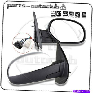 US~[ ~[p[tH[hMꂽ܂̌MN07-13V{[GMC Mirrors Power Fold Heated Puddle Light Signal Memory Chrome For 07-13 Chevy GMC