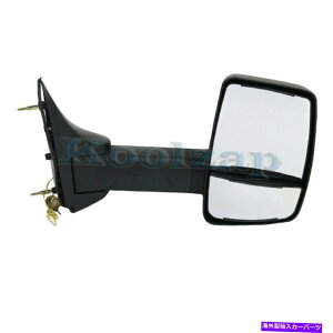 US�~���[ 92-14�p�G�R�m�����o���g�E�~���[�}�j���A���t���^�[���V�O�i���ƃf���A���K���X�E�� For 92-14 Econoline Van Tow Mirror Manual w/Turn Signal & Dual Glass Right Side�y���s�A���i�z