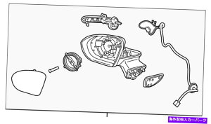 US~[ obN~[39125821̊O̖{̖YhCo[ Genuine Anthracite Driver Side Outside Rearview Mirror 39125821