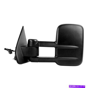 US�~���[ �h���C�o�[�T�C�h�p���[�g�[�C���O�~���[�i���M�A�t�H���_�E�F�C�j2015 GMC Sierra 2500�ɓK������ Driver Side Power Towing Mirror (Heated, Foldaway) Fits 2015 GMC Sierra 2500