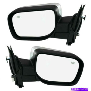 US�~���[ �~���[�p���[���M�N����LH��RH�y�A�A���}�_�^�C�^���p�X�t�@�C���_�[QX56�p Mirrors Power Heated Chrome LH & RH Pair Set for Armada Titan Pathfinder QX56