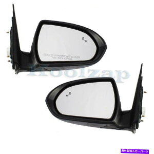 US~[ 17-18pElantra Rear View Mirror PowerMw/pMZbgyA For 17-18 Elantra Rear View Mirror Power Heated w/Blind Spot & Signal Set Pair