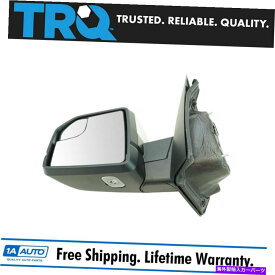 USミラー TRQミラーパワー折りたたまれたメモリターンシグナルプードルクロムLHフォード用 TRQ Mirror Power Folding Heated Memory Turn Signal Puddle Chrome LH for Ford