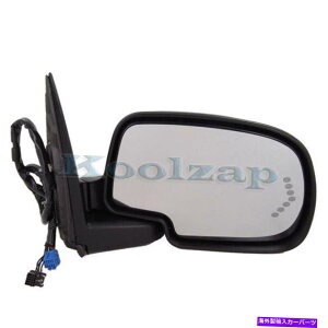 US~[ V{[Vo[h~[̃p[Mw/M܂胉vE For Chevy Silverado Mirror Power Heated w/ Signal Puddle Lamp Dimmer Right Side