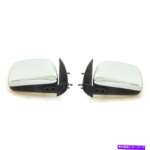 US~[ g^EnCbNX7ピB[SMK6 SR5hAEBO~[N}jAZbg2004-16 FOR TOYOTA HILUX 7th GEN VIGO MK6 SR5 DOOR WING MIRROR CHROME MANUAL SET 2004-16