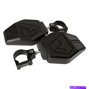 US�~���[ �A�T���g�ƊEUTV�A�r�G�[�^�[�T�C�h�~���[�Z�b�g�N�����v�t��2 Polaris RZR Assault Industries UTV Aviator Side Mirror Set with Clamps 2 For POLARIS RZR�y���s�A���i�z