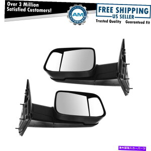 US~[ ~[}jAr[LHRHyA_bWgbN1500 2500 Mirror Manual Towing Side View LH & RH Pair for Dodge Ram Truck 1500 2500