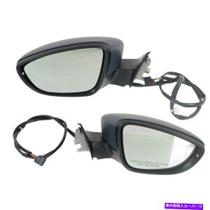 US~[ 2012Ñp[~[yAtHNX[QpT[gMŉM\ Power Mirror Pair For 2012 Volkswagen Passat Heated With Signal Light Paintable