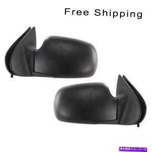 US~[ 2̃eNX`ubN}jA܂肽ݎLHRHTChZbg܂肽܂ĂȂ~[tBbgNGXg LH & RH Side Set Of 2 Textured Black Manual Folding Non-Heated Mirror Fits Quest