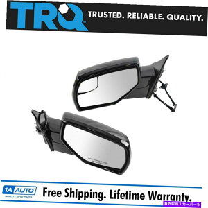 US�~���[ TRQ POWER���M�N�����X�g���b�v�A�b�v�O���[�h�X�^�C���~���[�y�A�x�O�̃��[�R���^�z�y�A TRQ Power Heated Chrome Strip Upgrade Style Mirror Pair for Suburban Yukon Tahoe�y���s�A���i�z