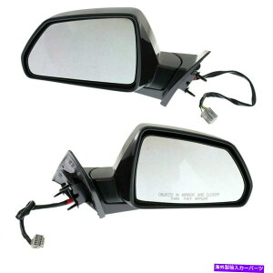 US�~���[ 2�̐V�����Z�b�gCadillac CTS 11-14 LH��RH SIDE PWR�~���[�}�j���A���t�H�[���f�B���OHTD New Set Of 2 Fits CADILLAC CTS 11-14 LH & RH Side Pwr Mirror Manual Folding Htd