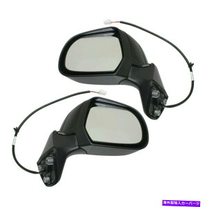 US~[ 2̐VZbg͓YVersam[g14-19 LRTChPWR~[}FLDGHTD New Set Of 2 Fits NISSAN VERSA NOTE 14-19 L&R Side Pwr Mirror Man Fldg Non-Htd