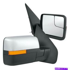 US�~���[ Ford F-150 04-14 Towing Mirrors Pro EFX�h���C�o�[�Ə���ȑ��̃p���[���� For Ford F-150 04-14 Towing Mirrors Pro EFX Driver & Passenger Side Power Towing�y���s�A���i�z