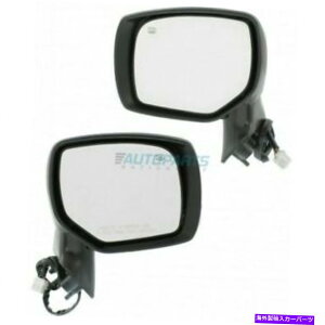 US~[ 2̍Ẽp[hA~[̐VZbg2014-2016XotHX^[ New Set Of 2 Right And Left Power Door Mirror Fits 2014-2016 Subaru Forester