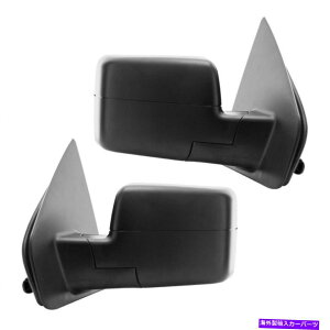 US�~���[ �t�H�[�hF-150 04-06�y�A�̃^�[���M���t��2�̃p���[���M�h�A�~���[�̐V�����Z�b�g New Set of 2 Power Heated Door Mirrors w/o Turn Signal for Ford F-150 04-06 Pair�y���s�A���i�z