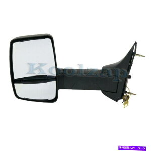 US�~���[ 92-14�p�G�R�m�����o���g�E�~���[�}�j���A���^�[���V�O�i�������v�f���A���K���X���� For 92-14 Econoline Van Tow Mirror Manual Turn Signal Lamp Dual Glass Left Side�y���s�A���i�z