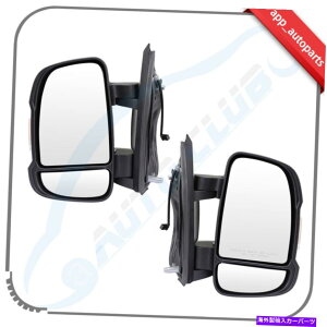 US~[ 2014Ñ_bWv}X^[VOĩp[q[p[yA~[}jA܂肽 Power Heated Pair Mirror Manual Folding For 2014 Dodge Ram PROMASTER Signal