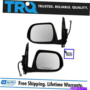 US~[ TOYOTA 4Runnerp2LbgTRQp[MM܂̃Cg~[yAZbgZbg TRQ Power Heated Signal Puddle Light Mirror Pair Set of 2 Kit for Toyota 4Runner