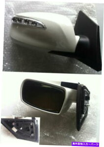US�~���[ �E��LED�T�C�h�~���[WAB�o�j���z���C�g10 13�q�����_�C�c�[�\��IX35 Right LED Side Mirror WAB Vanilla White PAINTED For 10 13 Hyundai Tucson ix35