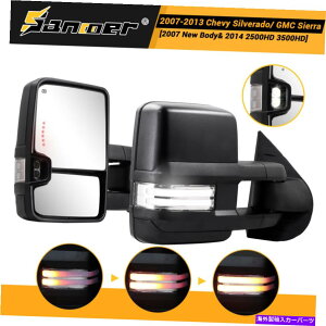 US~[ XCb`obN_Ci~bNCg2007-2014Vo[hVGgE~[p[M Switchback Dynamic Lights 2007-2014 Silverado Sierra Tow Mirrors Power Heated