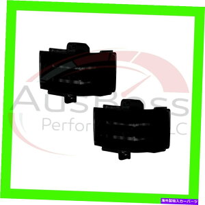 US�~���[ Recon 264245AMBK 2017-2022 Ford F-250/350/450�̃X���[�NLED�T�C�h�~���[�����Y Recon 264245AMBK Smoked LED Side Mirror Lenses For 2017-2022 Ford F-250/350/450�y���s�A���i�z