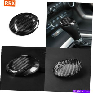 Dashboard Cover �M�A�V�t�g�m�u�J�o�[�g�����L���b�v�R���x�b�gC7 14-19�p�t���J�[�{���t�@�C�o�[ Gear Shift Knob Cover Trim Cap Full Carbon Fiber For Corvette C7 14-19�y���s�A���i�z