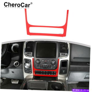 Dashboard Cover ���b�h�Z���^�[�R���\�[�������X�C�b�`�{�^���p�l���J�o�[�_�b�WRAM 1500 10+�̃g���� Red Center Console Adjust Switch Button Panel Cover Trim For Dodge RAM 1500 10+�y���s�A���i�z