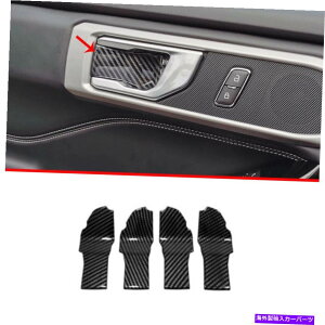Dashboard Cover �J�[�{���t�@�C�o�[�X�^�C���̃C���e���A�h�A�{�E���J�o�[�g�����t�H�[�h�G�N�X�v���[���[2020-2022��4PC Carbon Fiber Style Interior Door Bowl Cover Trim 4pc For Ford Explorer 2020-2022�y���s�A���i