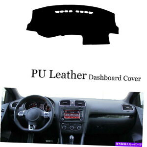 Dashboard Cover _bV{[hR\[Jo[PUU[veN^[TV[hpbhVWSt6GTIɃtBbg Dashboard Console Cover PU Leather Protector Sunshield Pad Fit For VW Golf 6 GTI