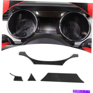 Dashboard Cover �J�[�{���t�@�C�o�[ABS�R���\�[���_�b�V���{�[�h�p�l���t�H�[�h�}�X�^���O�̃g�����t���[��2015-2018 Carbon Fiber ABS Console Dashboard Panel Trim Frame For Ford Mustang 2015-2018�y���s�A���i�z