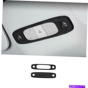Dashboard Cover O[XG[htgA[fBOCgJo[geXf3 2017-2021 Gray Suede Front Rear Reading Light Cover Trim 2pcs For Tesla Model 3 2017-2021