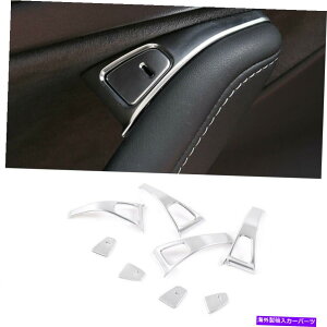 Dashboard Cover �e�X�����f��3 2017-2022�V���o�[ABS�h�A���b�N�X�C�b�`�t���[���J�o�[�g����8pc Fit For Tesla Model 3 2017-2022 Silver ABS Door Lock Switch Frame Cover Trim 8PC