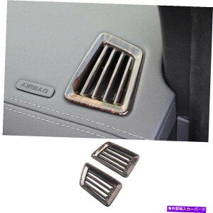 Dashboard Cover ؐLR ACGAAEgbgxgJo[g2PCStH[hW[2015-2022ɓKĂ܂ Wood Grain L&R AC Air Outlet Vent Cover Trim 2PCS Fit For Ford Ranger 2015-2022