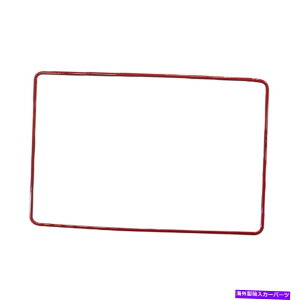 Dashboard Cover �e�X�����f��3 Y 2017-2022���b�h�R���\�[���i�r�Q�[�V����GPS�X�N���[���J�o�[�g����C For Tesla Model 3 Y 2017-2022 Red Console Navigation GPS Screen Cover Trim C