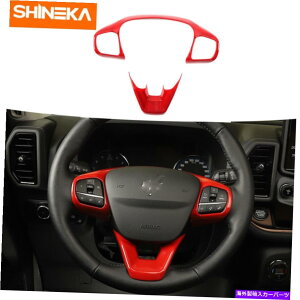 Dashboard Cover tH[huRX|[c/}[xbN2021+bh̃XeAOzC[[fBOJo[g Steering Wheel Molding Cover Trim Decor For Ford Bronco Sport/Maverick 2021+ Red