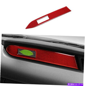 Dashboard Cover tH[h}X^O2015-2022bhJ[{t@Co[Rsbg_bV{[hplJo[1PCS For Ford Mustang 2015-2022 Red Carbon Fiber Co-Pilot Dashboard Panel Cover 1pcs