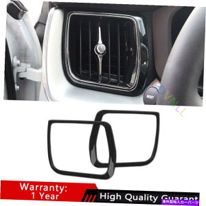 Dashboard Cover {{XC60 2018-2021ubN`^LR ACGAAEgbgxgJo[g2* Fit For Volvo XC60 2018-2021 Black Titanium L&R AC Air Outlet Vent Cover Trim 2*